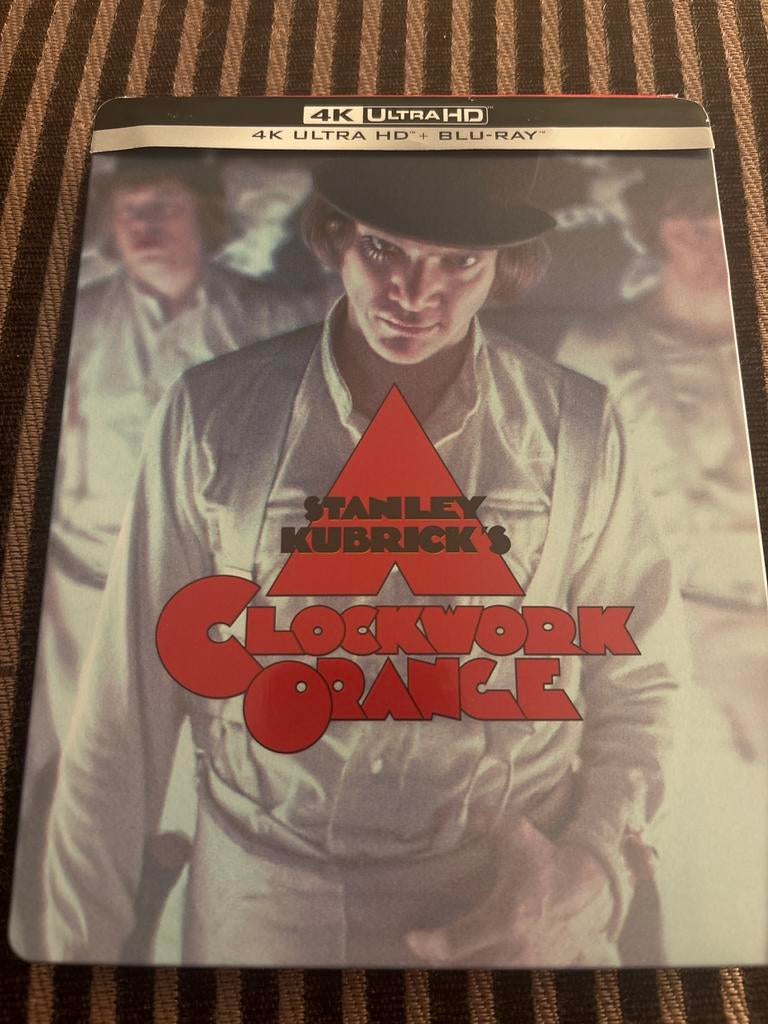 Clockwork Orange 4K Steelbook Blu-ray import NL ondertitel, Ophalen of Verzenden, Zo goed als nieuw