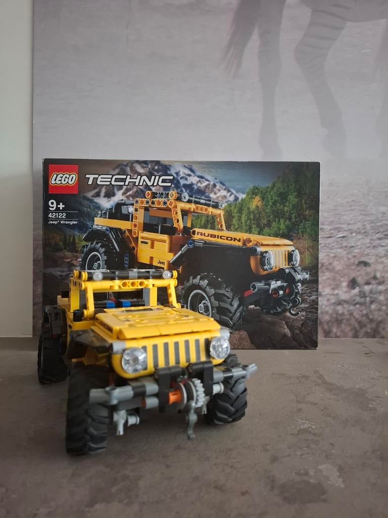 Lego Technic Jeep Wrangler 42122 - Zo goed als nieuw, Ophalen of Verzenden, Zo goed als nieuw, Complete set, Lego