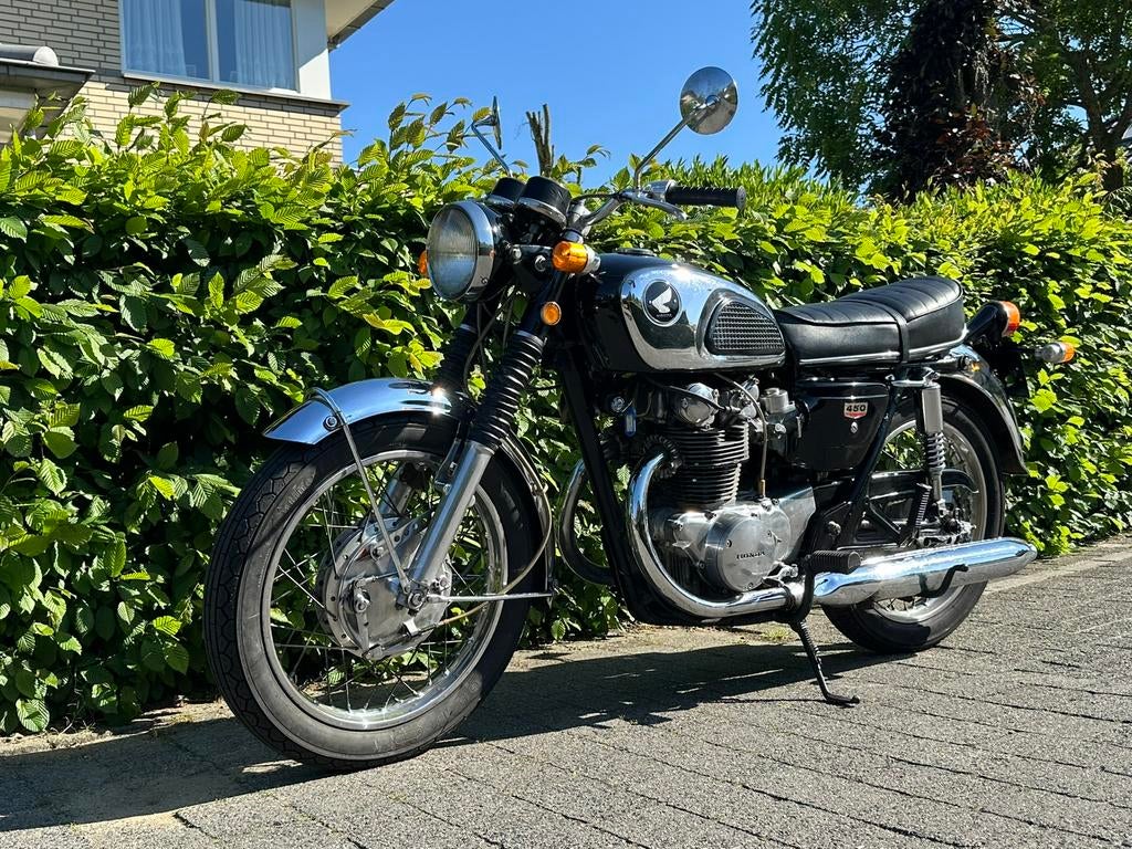 Honda cb450 k1 1968, 450 cc, 2 cilinders, 12 t/m 35 kW, Naked bike