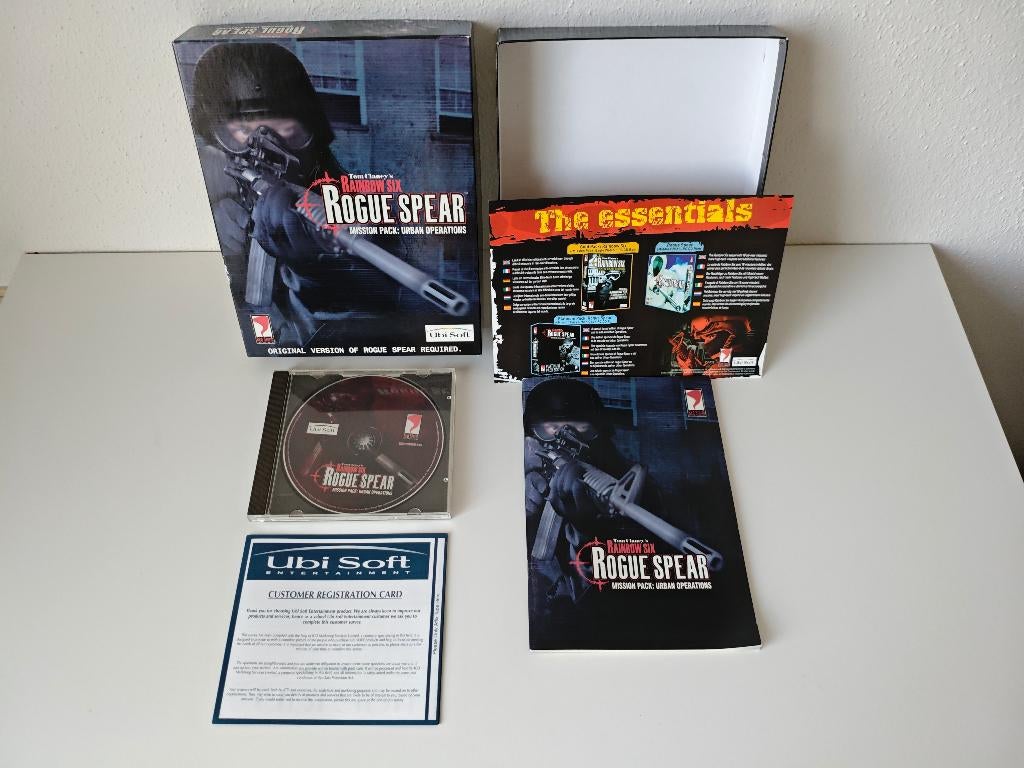 Rainbow Six Rogue Spear Big Box PC Game Spel, Gebruikt, Shooter, 1 speler, Ophalen of Verzenden