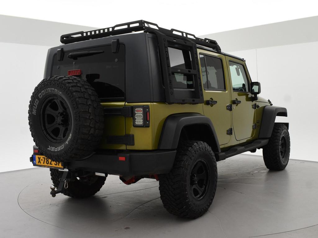 Jeep Wrangler 3.8 LPG 5-DRS AUT. + ROOFRACK | LED BALK | BUL, Auto's, Stof, Gebruikt, Cabriolet, Bedrijf