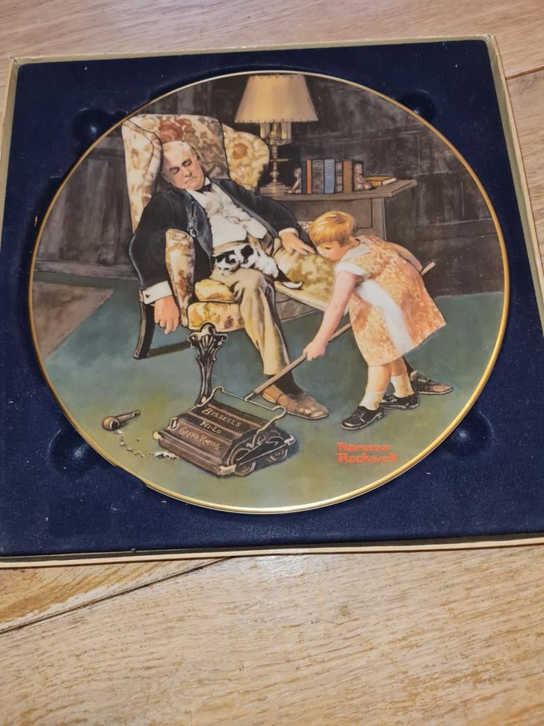 Norman Rockwell's Grandpa's Guardian Sierbord, Ophalen of Verzenden