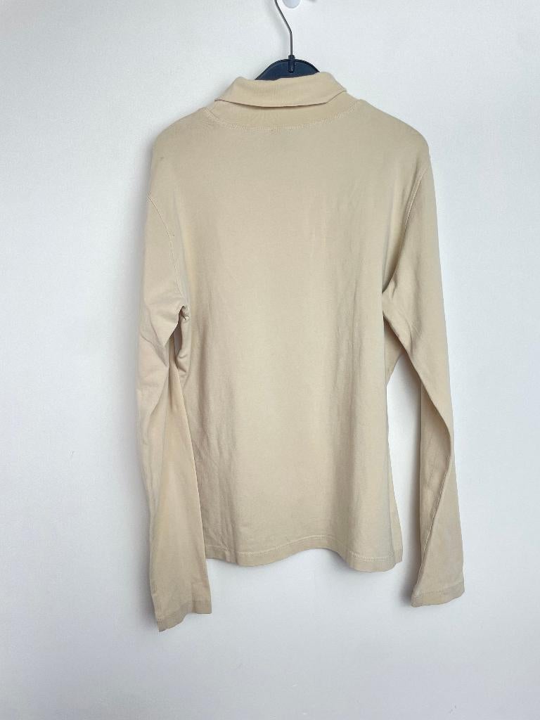 Pauw Amsterdam trui maat 2/M met rolkraag beige stretch, Maat 38/40 (M), INFO@PAUW.COM, Europaplein 37 1078 GV AMSTERDAM, Beige