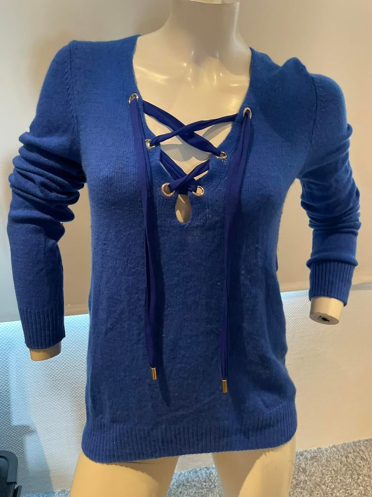 Marc aurel trui met veter hals maat 36, Marc Aurel, Blauw, Ophalen of Verzenden, Zo goed als nieuw