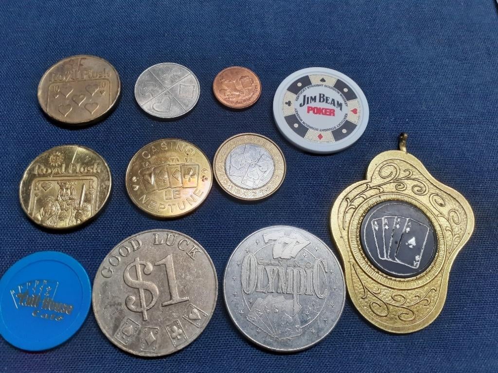 Casino penningen, Postzegels en Munten, Penningen en Medailles, Ophalen of Verzenden, Overige materialen, Buitenland