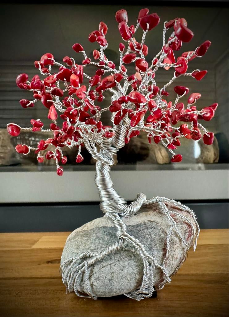 Edelsteen boompjes - tree of life, Ophalen of Verzenden, Overige typen