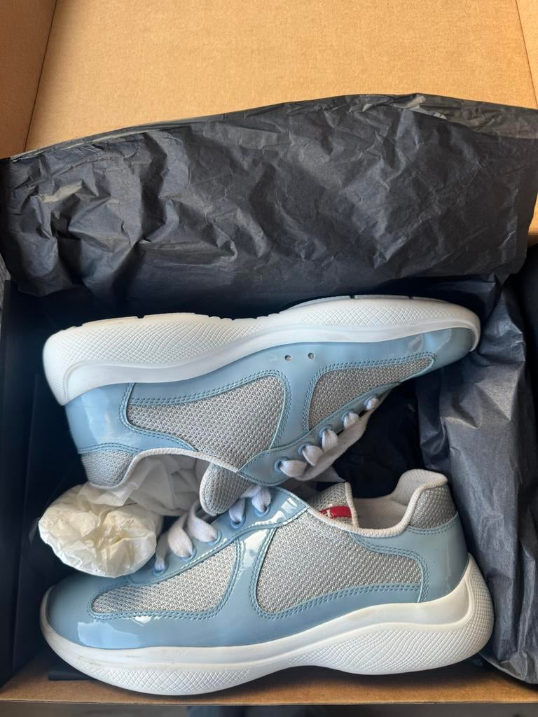 Prada Cups Dames MAAT 38, Ophalen, Blauw, Sneakers of Gympen, Zo goed als nieuw