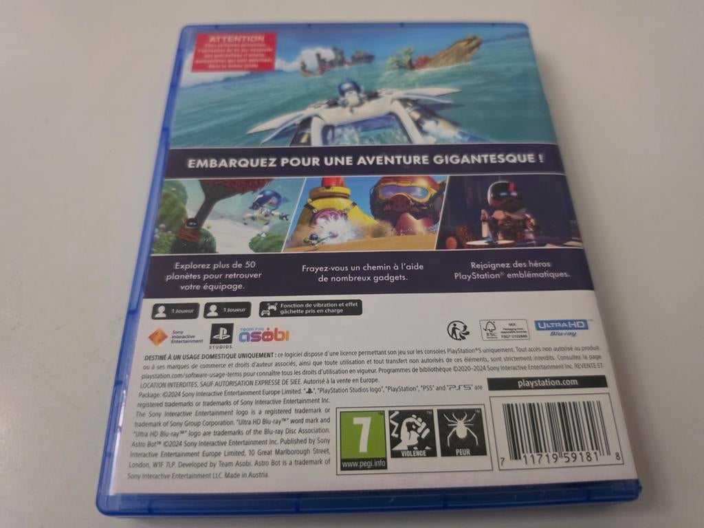 Astro Bot krasvrij voor Playstation 5 Lees Goed Aub, Playstation Studios, Playstation Studios EU, Ophalen of Verzenden, Zo goed als nieuw