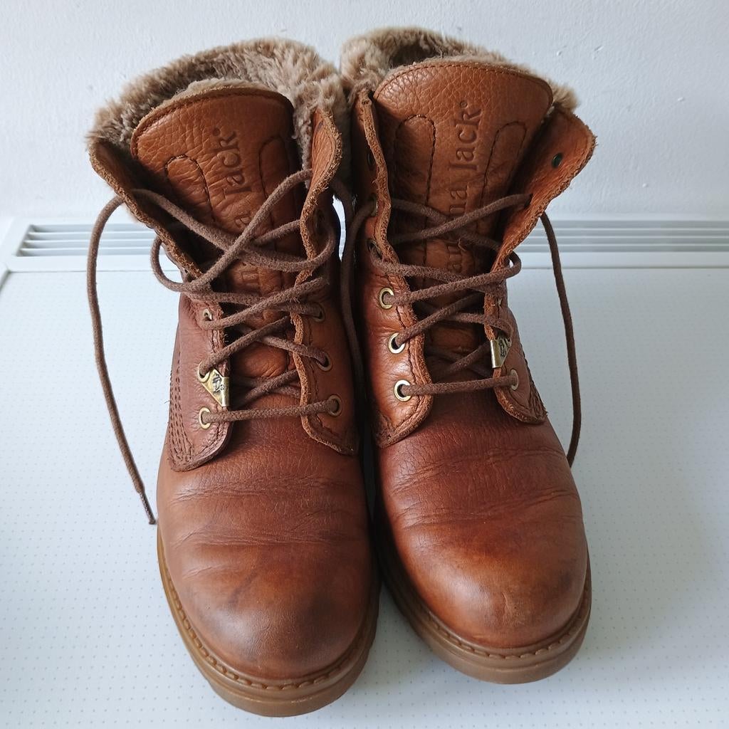 Panama Jack leren boots maat 38, Ophalen of Verzenden, Gedragen, Bruin