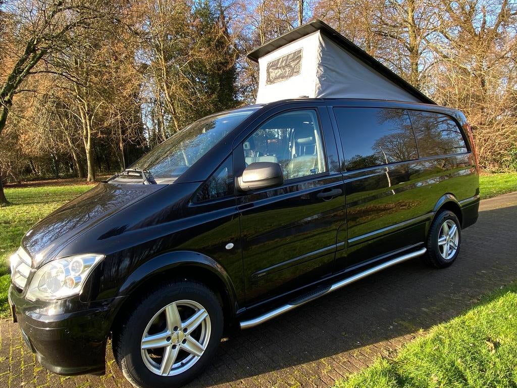 Mercedes Vito camper + 6 zitpl + 136 pk automaat + 2x slaap, Buscamper of Camperbus, Mercedes-Benz, Diesel, Particulier