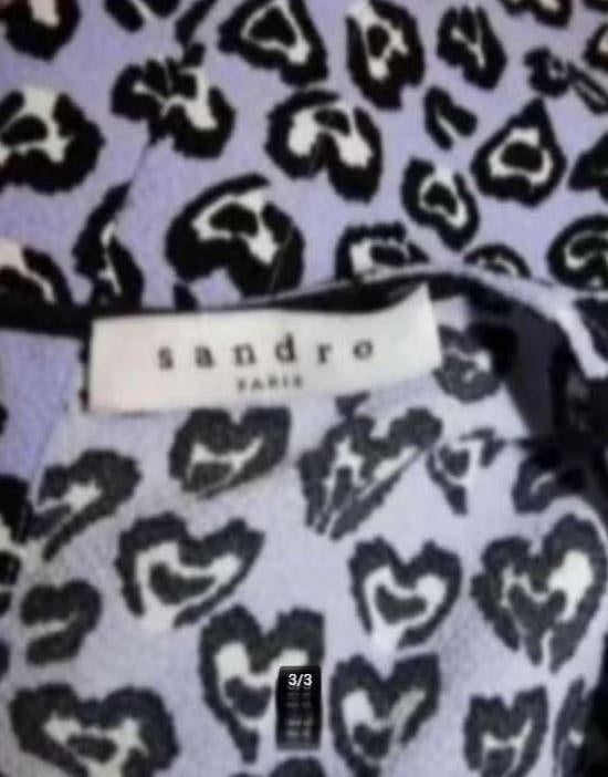 Sandro Paris - Prachtige top maat 1 / 34 - ZGAN, Sandro Paris, Blauw, Ophalen of Verzenden, Zo goed als nieuw