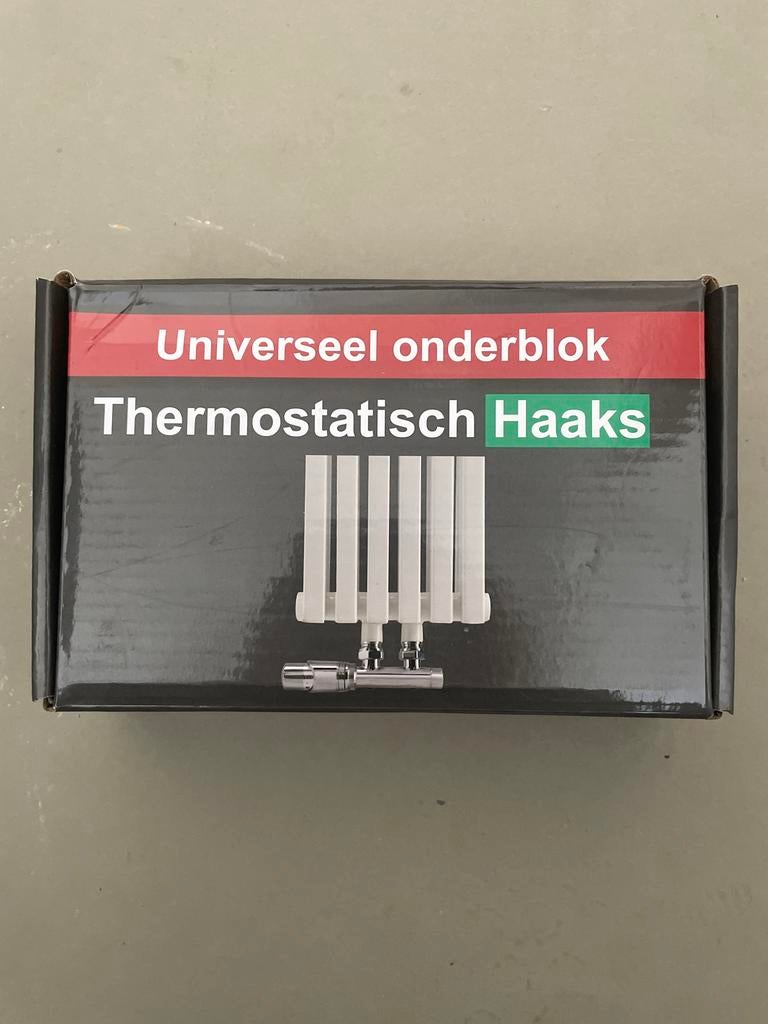 Universeel Thermostatisch Haaks Onderblok, Doe-het-zelf en Verbouw, Thermostaten, Nieuw, Ophalen of Verzenden