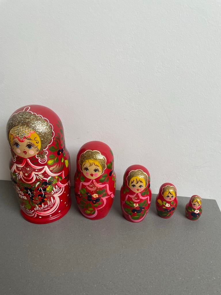 Mooie 5-delige Matroesjka Baboesjka set - Nieuwstaat, Verzamelen, Ophalen of Verzenden, Nieuw