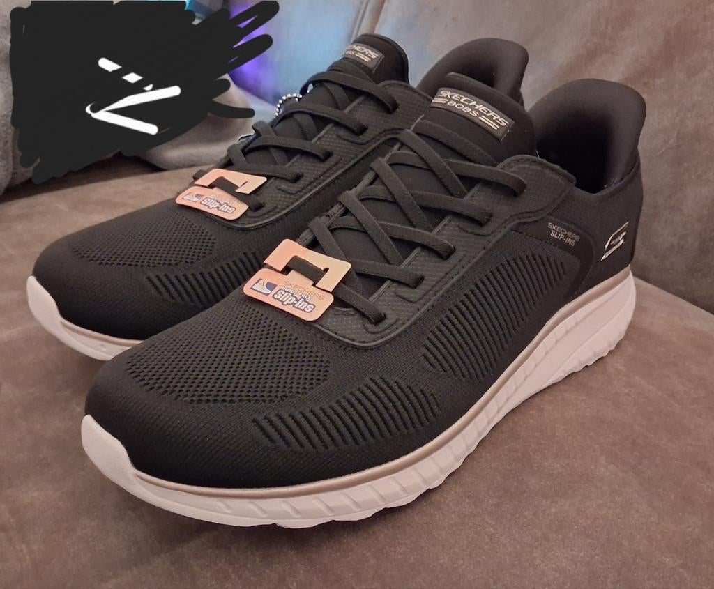 Skechers Bobs Sport Slip-ins - Nieuw, Maat 42, Kleding | Dames, Schoenen, Skechers, Zwart, Nieuw, Ophalen of Verzenden