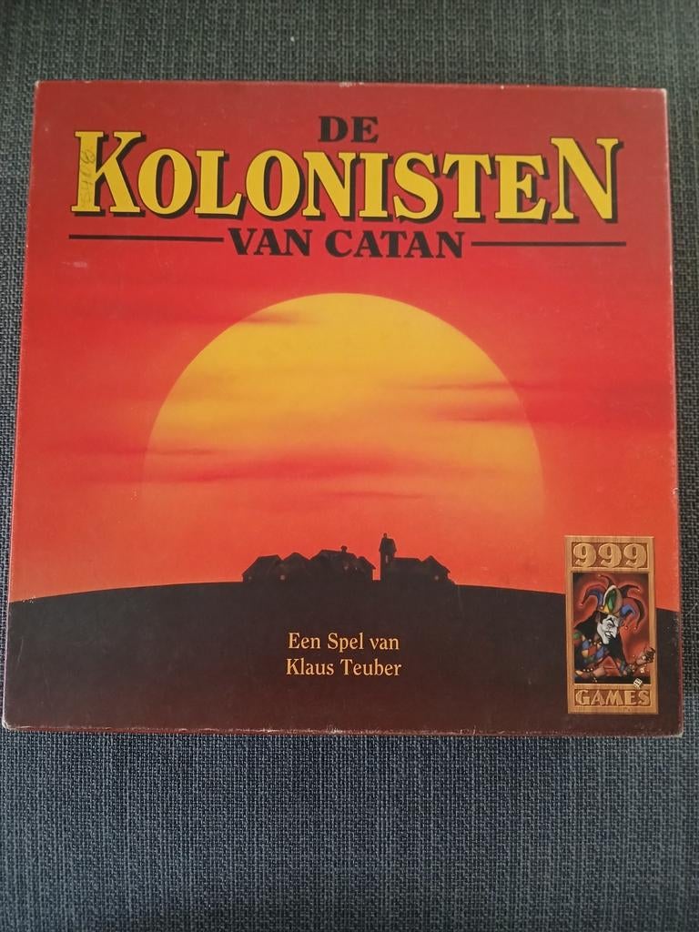 Originele Houten Kolonisten van Catan bordspel, Een of twee spelers, Ophalen of Verzenden, Gebruikt, 999 Games b.v.