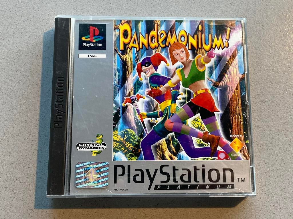 Pandemonium! PlayStation 1 Platinum Edition (PAL), 1 speler, Ophalen of Verzenden, Zo goed als nieuw, Platform