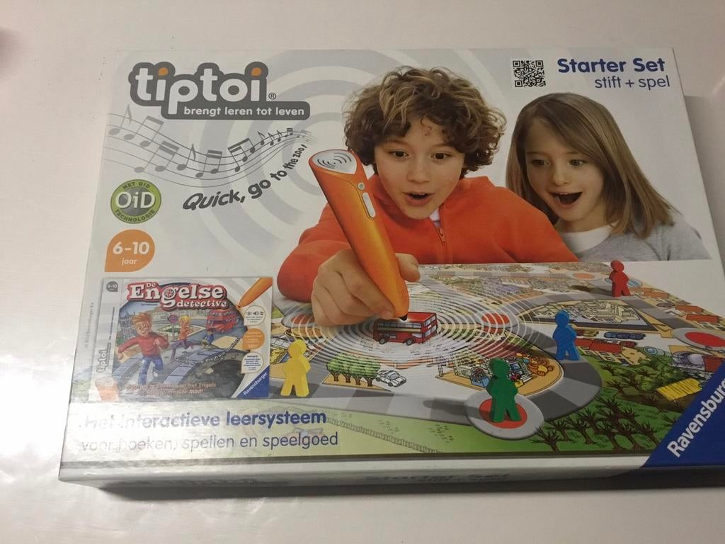 Tiptoi interactief spel De Engelse Detective, Ophalen of Verzenden, Zo goed als nieuw, Taal en Lezen, Met geluid