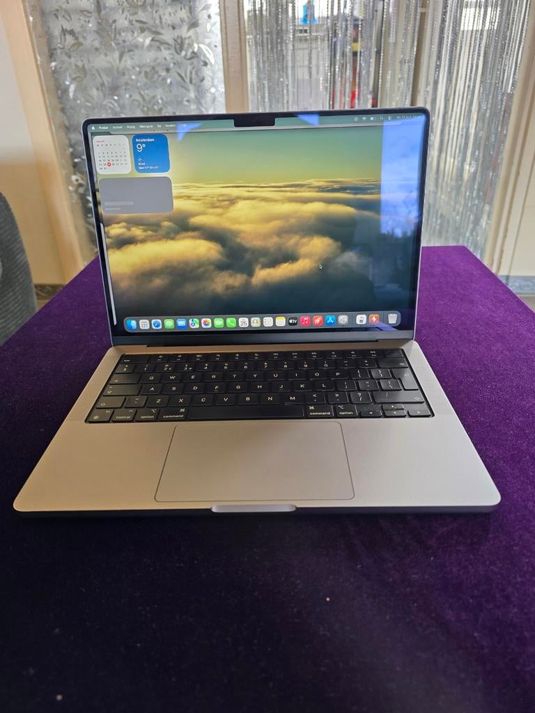 Macbook pro M1 14inch 14core 16GB 512GB  topstaat, Computers en Software, Apple Macbooks, Qwerty, Overige groottes, 512 GB, Zo goed als nieuw
