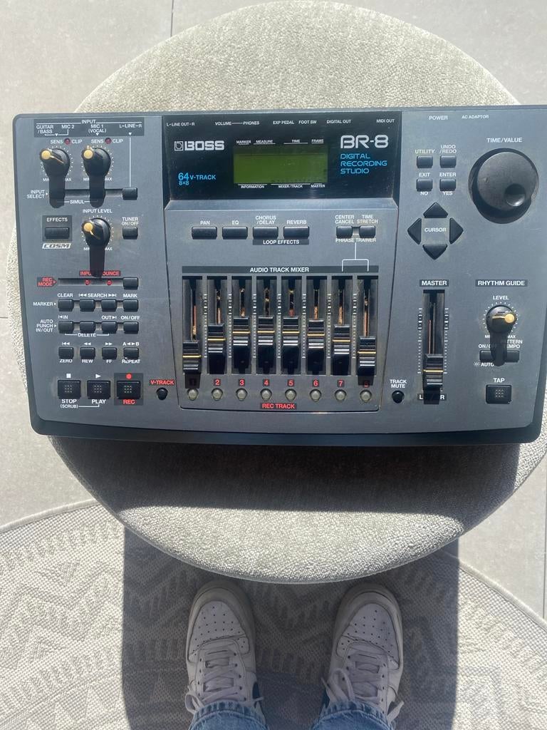 Boss BR-8 Digital Recording Studio, Ophalen of Verzenden, Gebruikt, 5 tot 10 kanalen, Microfooningang