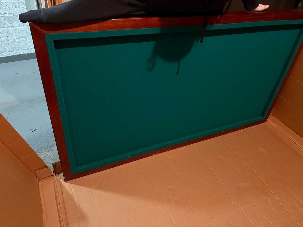 Dit weekend ophalen! Tafelbiljart Homas B-35 met toebehoren, Sport en Fitness, Biljarten en Poolen, Ophalen, Zo goed als nieuw