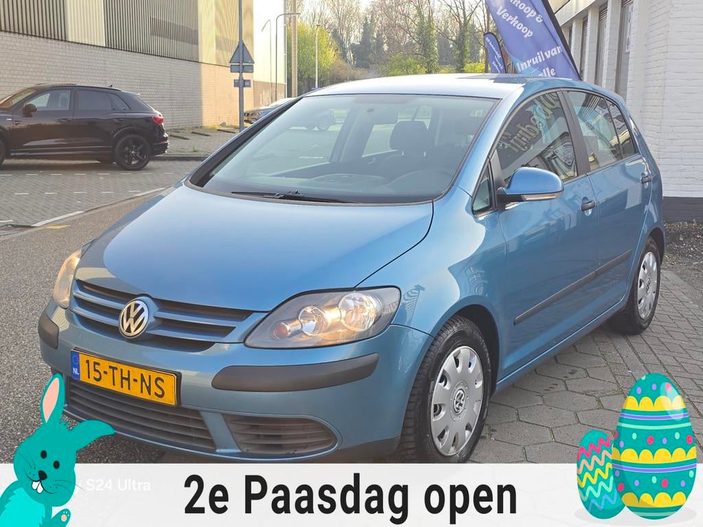 Volkswagen Golf Plus 1.6 FSI Comfortline*automaat*nap*apk*ar, Gebruikt, 4 cilinders, Blauw, 116 pk