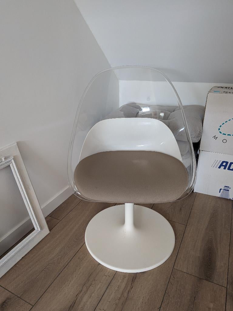 Draai (bureau ) stoel, Ophalen, Kunststof, Twee, Wit