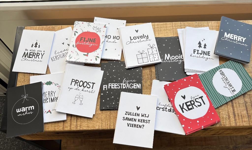 Partij kerstkaarten, Diversen, Kerst, Ophalen of Verzenden, Nieuw