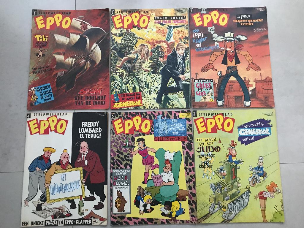 Eppo strip verhaal, Eén stripboek, Ophalen of Verzenden, Gelezen