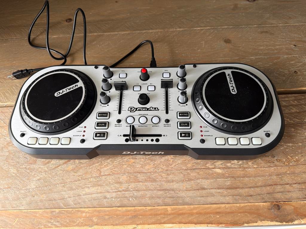 DJ-Tech DJ For All Draaitafel - Compacte DJ Controller, Ophalen of Verzenden, Gebruikt, Draaitafel, Overige merken
