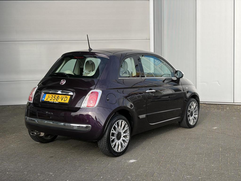 Fiat 500 1.2 Lounge Pano/Unieke uitvoering!, Voorwielaandrijving, Euro 5, Stof, Gebruikt