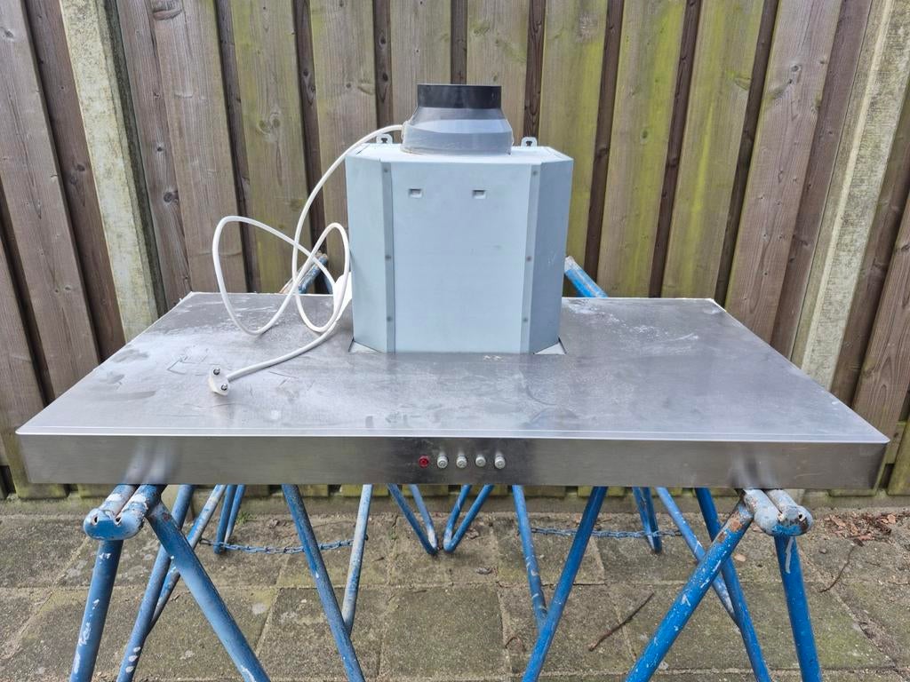 Zanussi Afzuigkap RVS met motor, Witgoed en Apparatuur, Afzuigkappen, Ophalen, Gebruikt, Overige typen, Vrijstaand