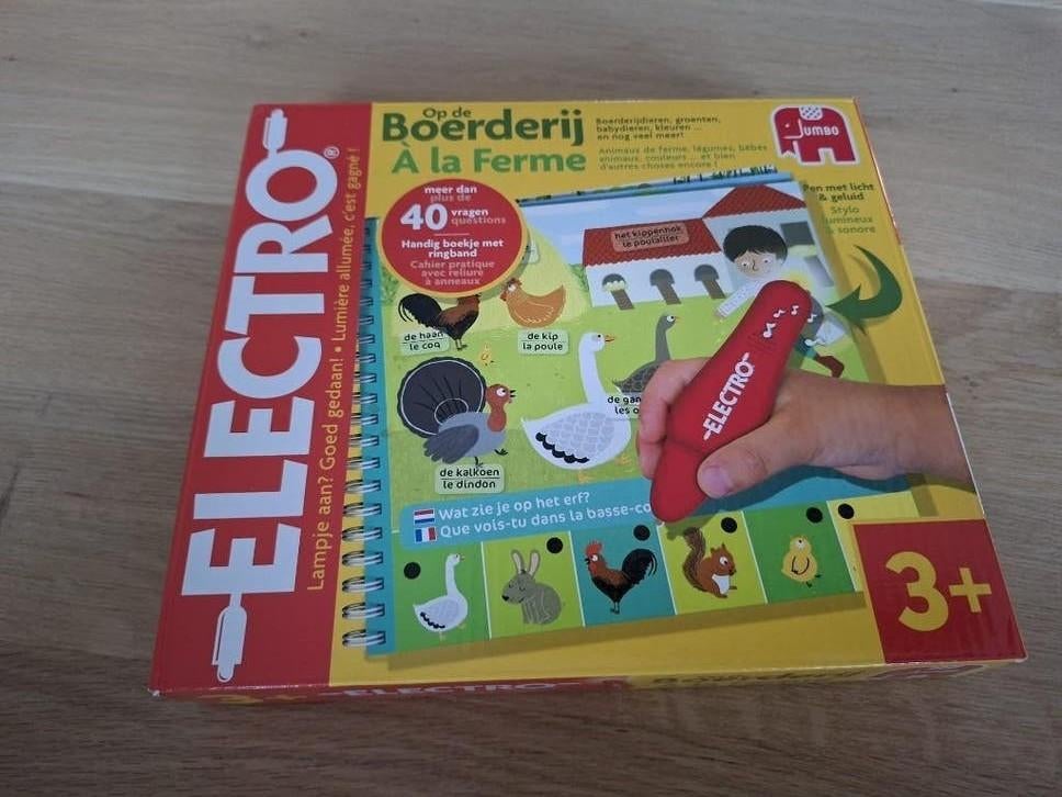 Jumbo Electro Boerderij - Leerzaam spel vanaf 3 jaar, Kinderen en Baby's, Ophalen of Verzenden, Gebruikt, Puzzelen