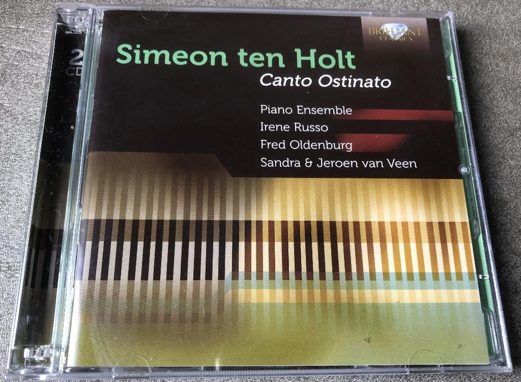 SIMEON TEN HOLT - CANTO OSTINATO - PIANO ENSEMBLE - 2 CD'S, Cd's en Dvd's, Kamermuziek, Boxset, Modernisme tot heden, Ophalen of Verzenden