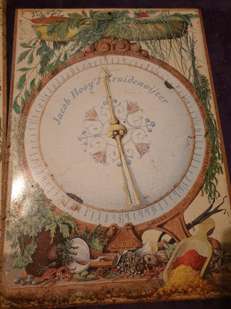 Kruidenwijzer emaile, Ophalen