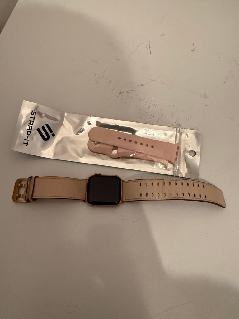 Apple watch serie 5, Overige merken, Staal, Gebruikt, Polshorloge