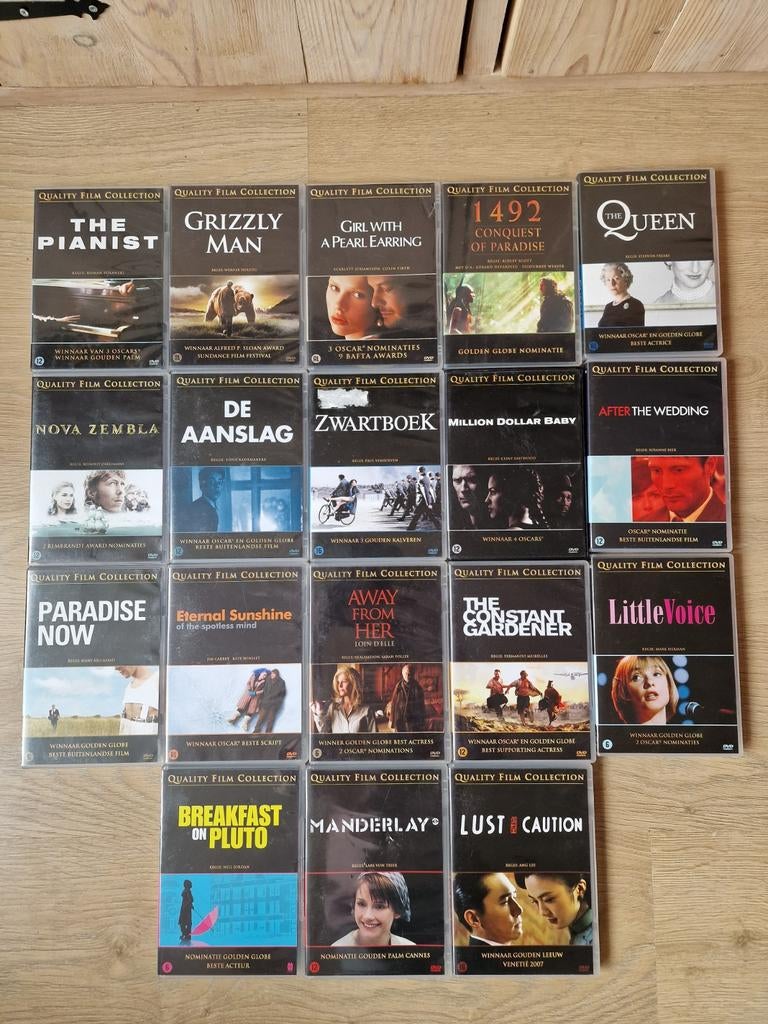 Grote collectie Quality Film Collection DVD's, Cd's en Dvd's, Vanaf 16 jaar, Ophalen of Verzenden, Zo goed als nieuw