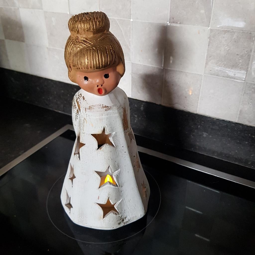 Engeltje waxinehoudertje, Ophalen of Verzenden, Nieuw, Dier