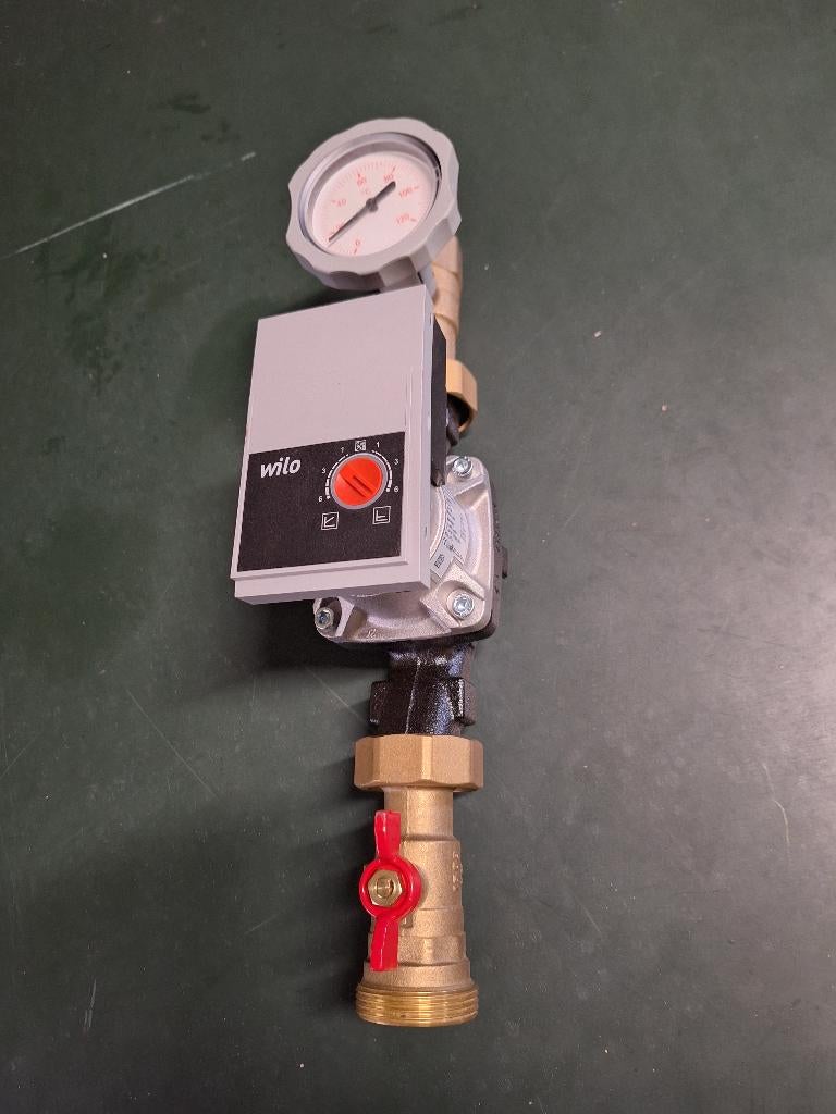 Wilo pomp Yonos PARA RS25/6-RKA M + thermometer, afsluiters, Doe-het-zelf en Verbouw, Overige typen, Nieuw, Minder dan 60 cm, Ophalen of Verzenden