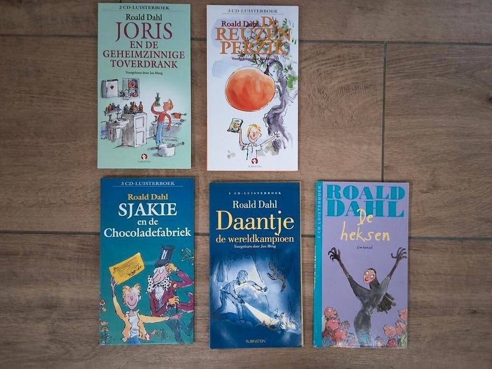 Roald Dahl Luisterboeken Collectie - 5 CD-sets, Boeken, Luisterboeken, Ophalen of Verzenden, Roald Dahl, Cd, Kind
