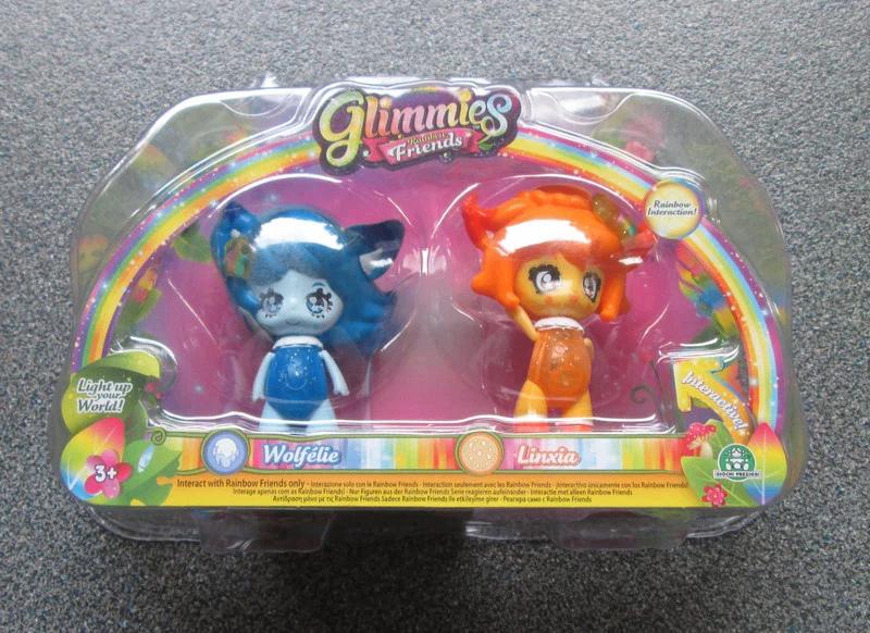Glimmies Rainbow Friends Wolfelie + Linxia, Verzenden, Nieuw