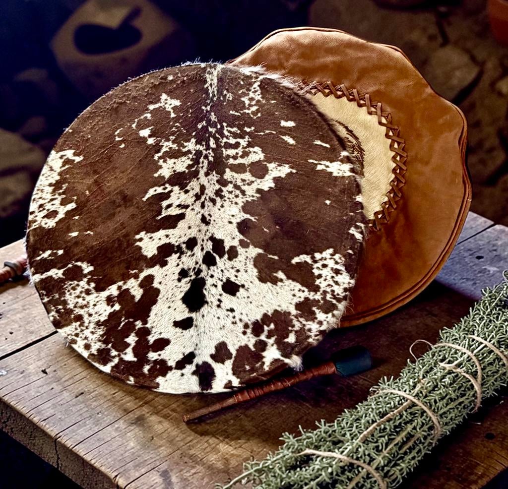 Sjamanendrum Nubische Geit 52 cm incl SUEDE TAS, Ophalen of Verzenden, Nieuw, Trommel