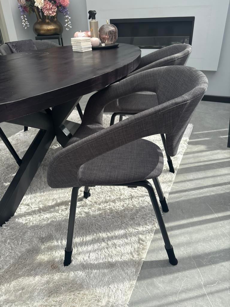 4 eetkamerstoelen/fauteuil stoelen izgs merk Zuiver, Ophalen of Verzenden