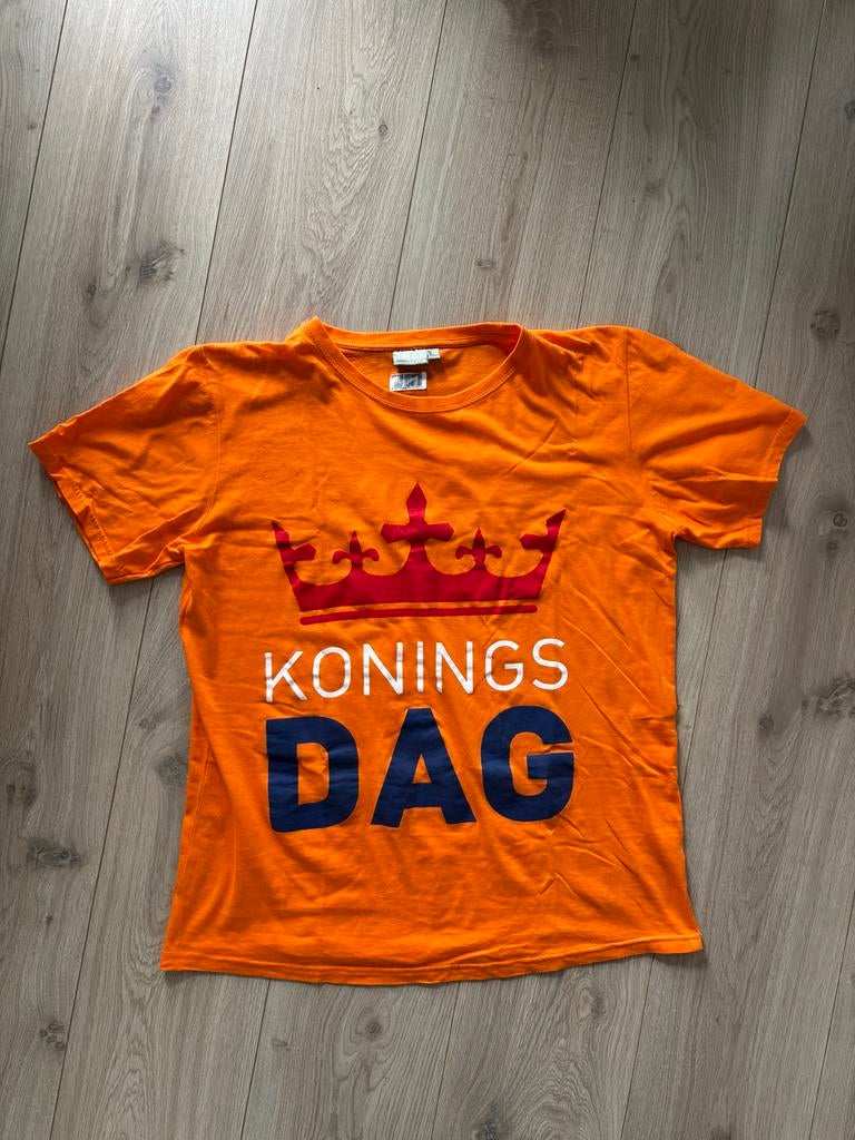 Oranje Koningsdag T-shirt XL - Action, Ophalen of Verzenden, Gedragen, Maat 56/58 (XL), Oranje