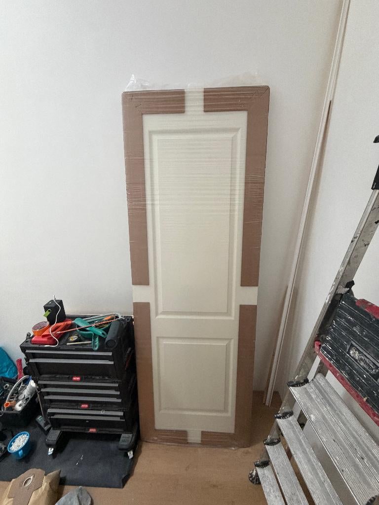 PERTURA Binnendeur - 405 stomp  - wit gegrond - 73x211,5 cm, Ophalen, Minder dan 80 cm, Binnendeur, Nieuw