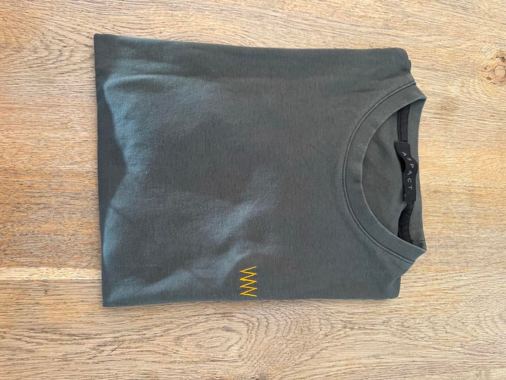 Aspact shirt maat S, Kleding | Heren, T-shirts, Ophalen of Verzenden, Gedragen, Maat 46 (S) of kleiner, Groen