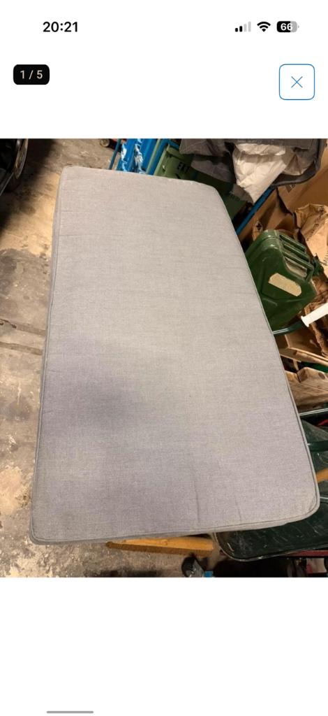 Partij Profi Tuin stoel lounge set bank kussens grijs, Ophalen of Verzenden, Zo goed als nieuw