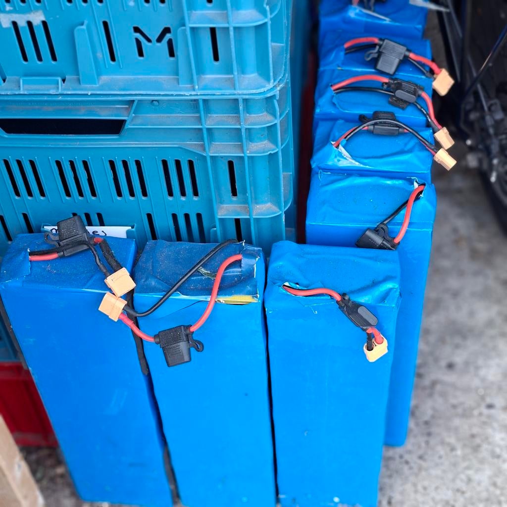 60V 20Ah lithium accu pakket met bms., Ophalen of Verzenden, Nieuw