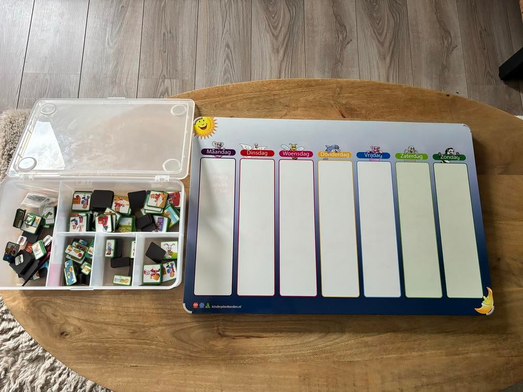 Weekplanning magnetisch voor kids met meer dan 200 magneten, Kinderen en Baby's, Speelgoed | Educatief en Creatief, Ophalen of Verzenden