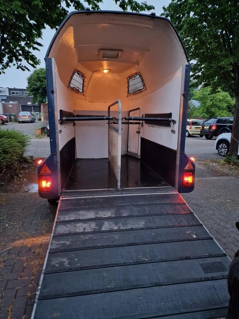 Sluis Olymp paardentrailer 2 paards met zadelkamer, Ophalen, Gebruikt, Overige soorten