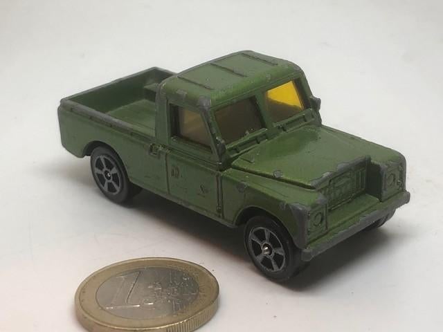 Land-Rover met Open Laadbak Groen, Corgi Juniors, Ophalen of Verzenden, Gebruikt, Auto
